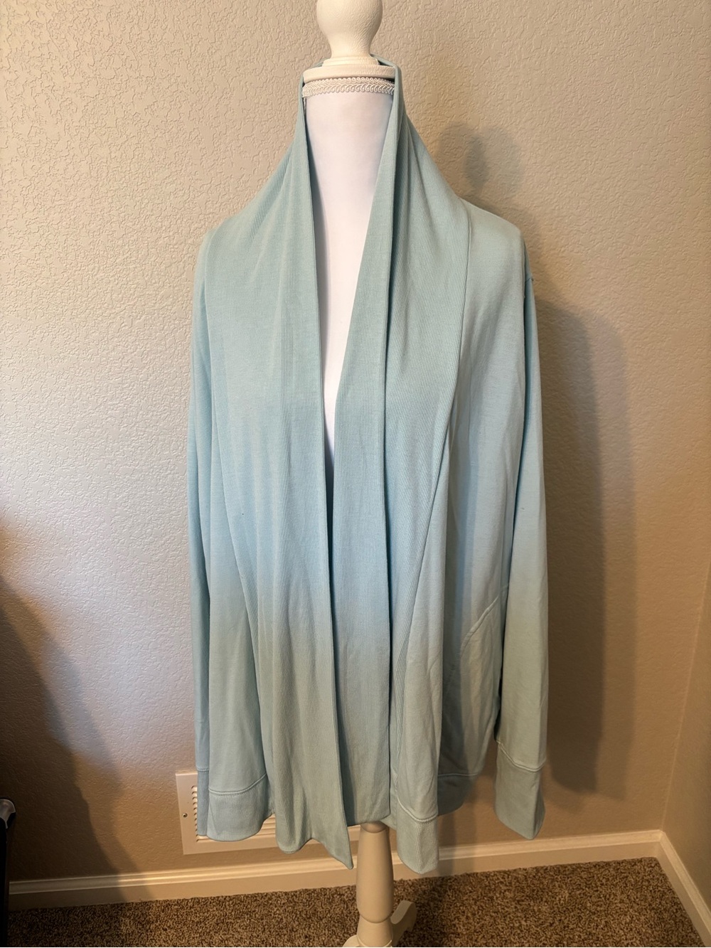 Tekk Gear Light Blue Women's Open-Front Sweater Cardigan